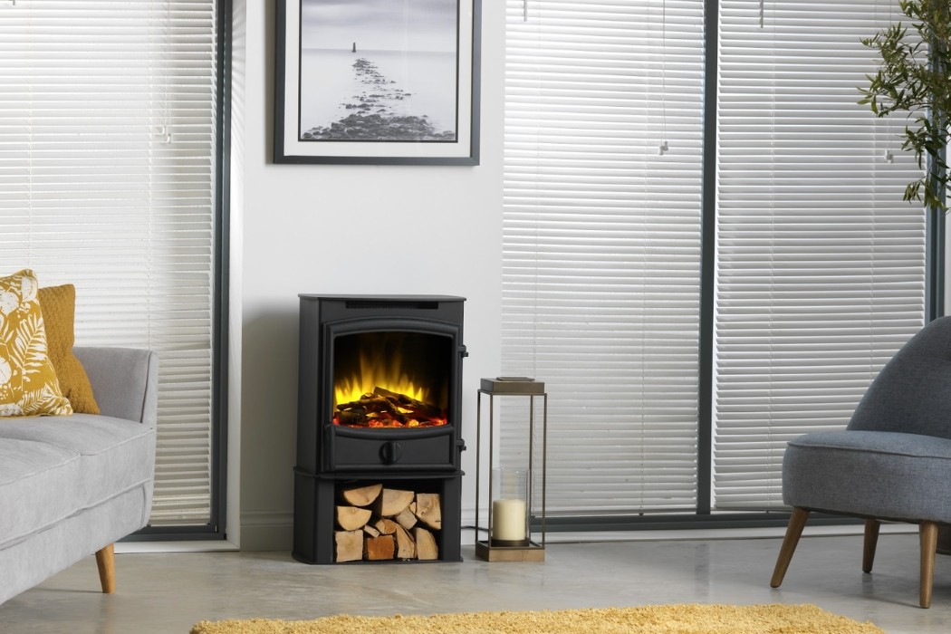 curved door ecoflame